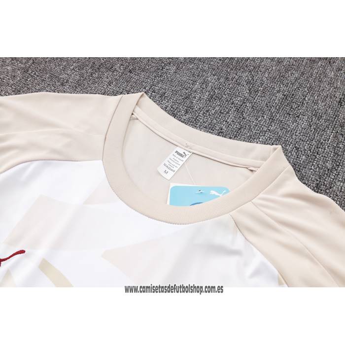 Chandal del Manchester City 24-25 Manga Corta Amarillo - Pantalon Corto